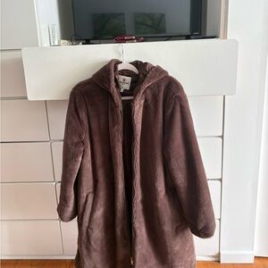 Urban Republic Brown Hooded Coat